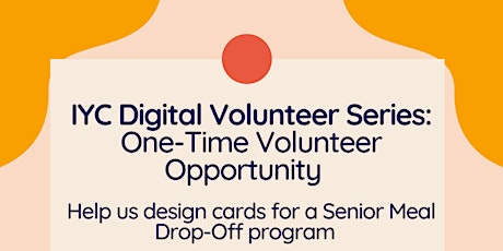 Youth Volunteer Opportunity - Cards for Seniors Meal Drop-Off primary image