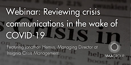 Reviewing crisis communications in the wake of COVID-19 with Jonathan Hemus