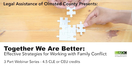 Imagen principal de LAOC Presents:  Family Conflict CLE/CEU Webinar Series