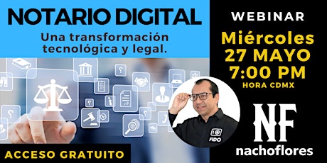 Imagen principal de Webinar: Notario Digital. Una transformación tecnológica y legal.