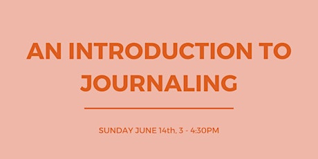 An introduction to journaling primary image