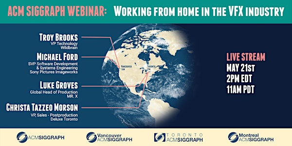 ACM SIGGRAPH Webinar: Working from home in VFX