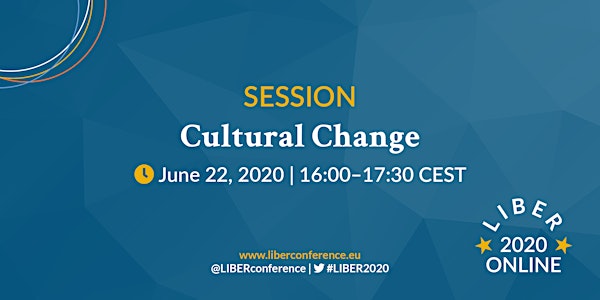 LIBER 2020 ONLINE - Cultural Change