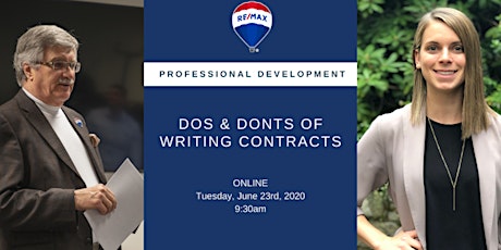 DO'S & DONTS OF WRITING CONTRACTS primary image