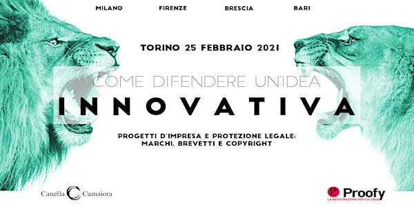 Come difendere un’idea innovativa® Tour 2020/2021 – Torino