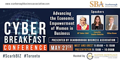 CYBER CONFERENCE BREAKFAST: Advancing the Economic Empowerment of Women in Business primary image