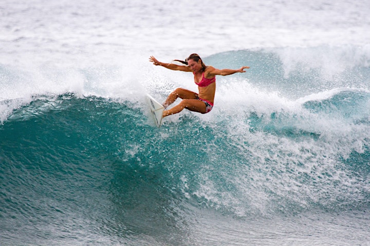 Yoga with pro surfer, Rochelle Ballard image