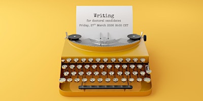 Imagem principal do evento Writing habits and best practise for Doctoral Candidates