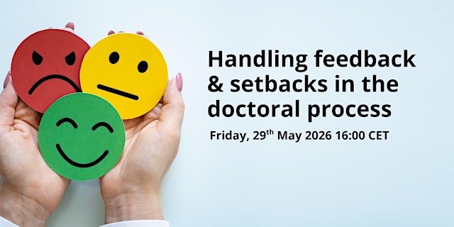 Image principale de Handling feedback and setbacks in the doctoral process