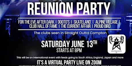 Lonzo Williams Presents: The Reunion Party - Zoom Birthday Celebration primary image