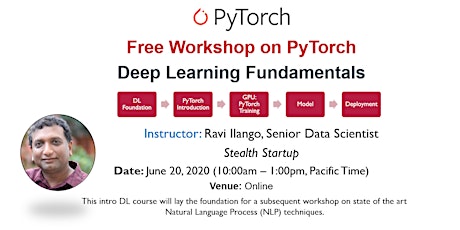 Free Workshop on Deep Learning with PyTorch primary image