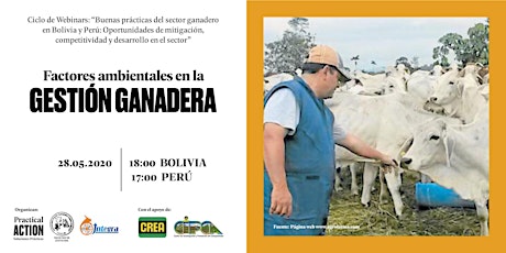 Imagen principal de Webinar Bolivia – Perú Factores ambientales en la gestión ganadera