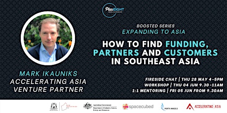 Fireside Chat | How to find funding, partners & customers in Southeast Asia primary image