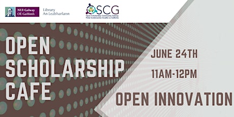 Open Scholarship Cafe: Open Innovation primary image