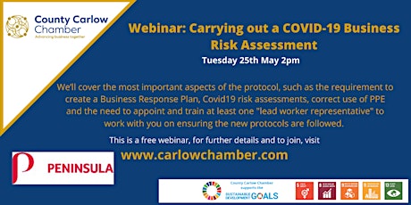 Webinar: Carrying out a COVID-19 Risk Assesment primary image