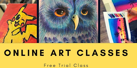 7 8 7 29 Happy Picasso Online Acrylic Painting Class Tickets Wed
