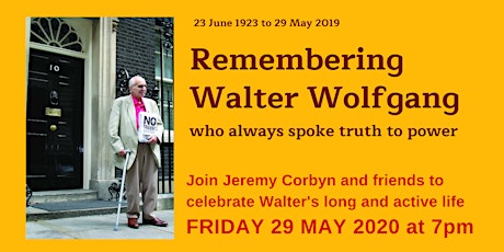 Remembering Walter Wolfgang, 1923 to 2019 primary image