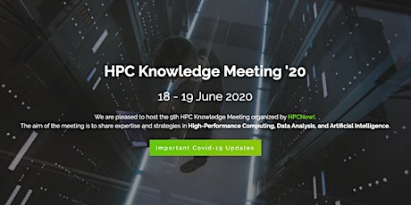HPC Knowledge Meeting 2020