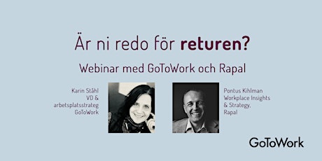 Webinar: En roadmap för säker retur till arbetsplatsen  primärbild