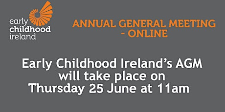 Early Childhood Ireland AGM 2020