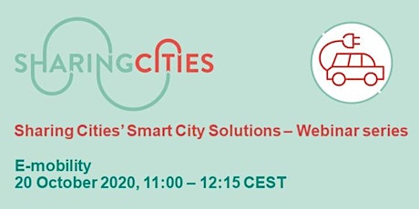 Primaire afbeelding van Sharing Cities’ Smart City Solutions – Webinar Series: E-mobility