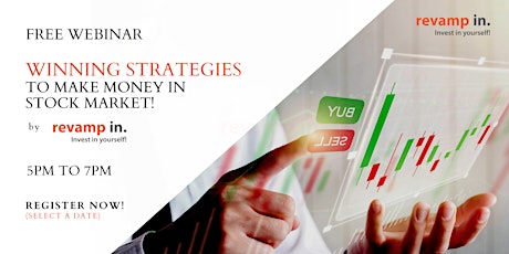 Free Webinar - Winning Strategies to make money in Stock Market? primary image