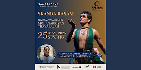 Image principale de Skanda Rasam – Bharatanatyam Solo by Mohanapriyan Thavarajah