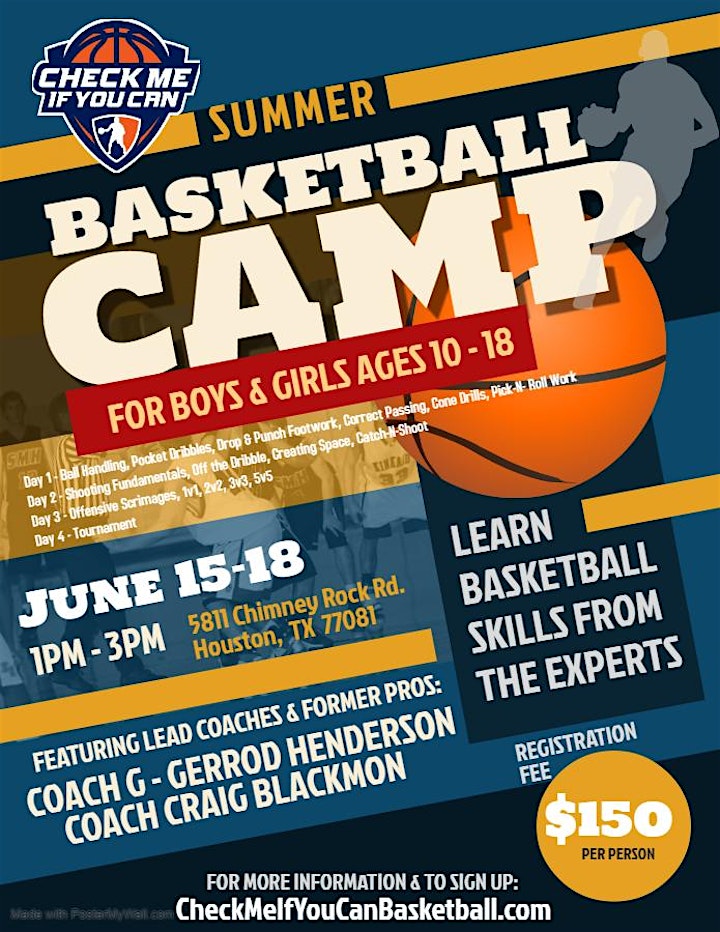 Summer Basketball Camp for Boys and Girls Ages 10-18 image