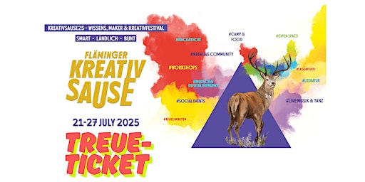 TREUE-TICKET: Kreativcamp Kreativsause 26: Camping Food Community primary image