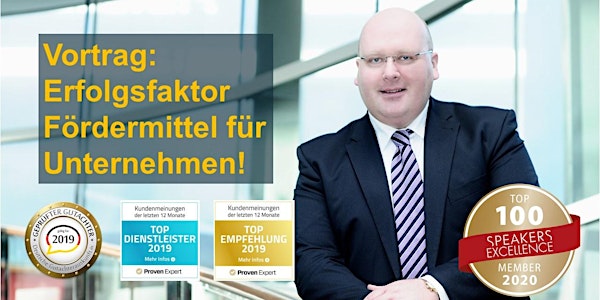 Erfolgsfaktor Fördermittel für Unternehmen - Kai Schimmelfeder live!