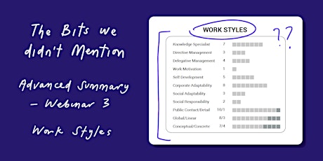 The Bits we didn't Mention - Advanced Summary 3: Work Styles primary image
