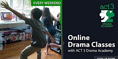 3-Year-Olds - ACT 3 DRAMA ACADEMY Online Drama Classes primary image