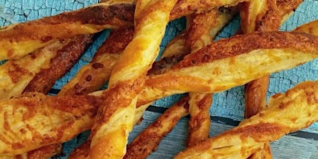 After school:  Cheese straws and hummus dip primary image