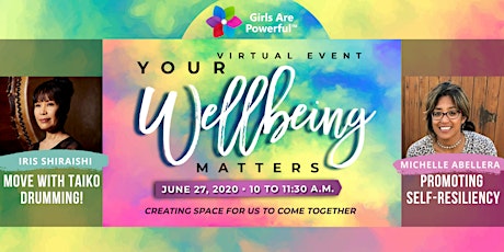"Your Wellbeing Matters!": June 27th Session - Virtual Event primary image
