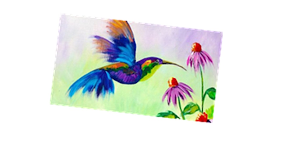 Flying Hummingbird Paint Night For All Ages Only 15 Spots 20