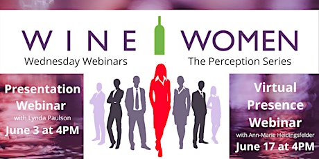 WINE WOMEN Wednesday Webinars: The Perception Series primary image