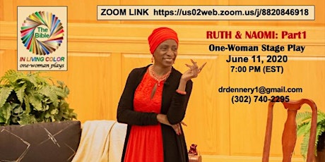 Ruth and Naomi: One-Woman Stage Play - PART 1 primary image