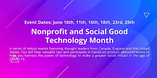Nonprofit and Social Good Technology Month
