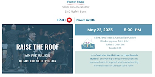 Hauptbild für Raise the Roof with James Mullinger & The Saint John Youth Orchestra