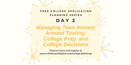 DAY 2 - Free College Application Planning Series primary image