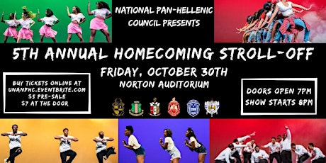 5th Annual NPHC Homecoming Stroll Off -POSTPONED primary image