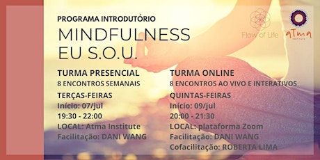 Imagem principal do evento Programa Introdutório ao Mindfulness Eu S.O.U. Julho/2020