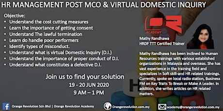 HR management post MCO & Virtual domestic inquiry primary image