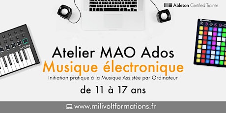 Image principale de Atelier MAO Ados : Initiation à la musique électronique