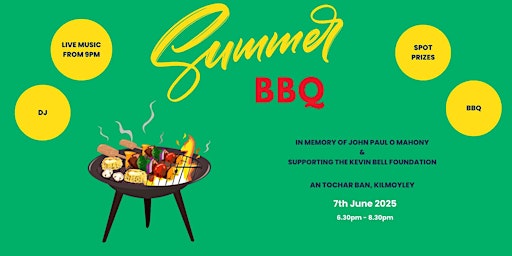 Summer BBQ - In Memory of John Paul O Mahony - An Tochar Ban primärbild