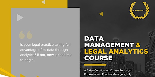 Data Management and Legal Analytics Course