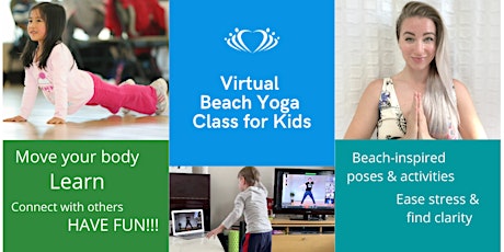 Virtual Beach Yoga Class for Kids - 3-5 yrs old primary image