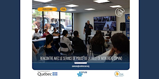 Image principale de Rencontre avec le Service de Police de la Ville de Montréal (SPVM)