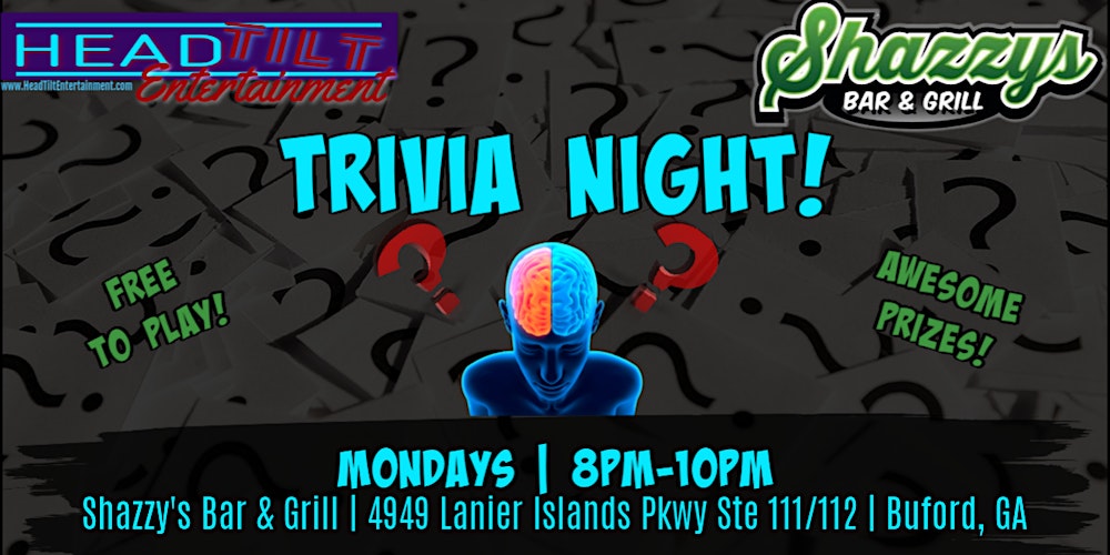 Trivia At Shazzy S Bar Grill Tickets Multiple Dates Eventbrite
