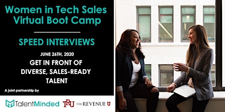 Women in Tech Sales Boot Camp June - EMPLOYER PARTNER PACKAGES primary image